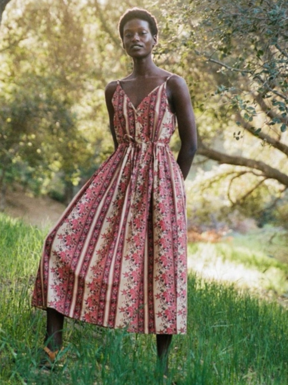 Christy Dawn Lincoln Dress in Blooming Garden
